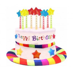 Rainbow Birthday Cake Hat