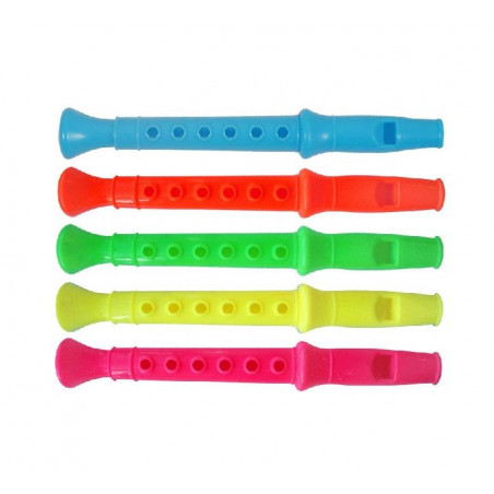 Coloured Plastic Flutes