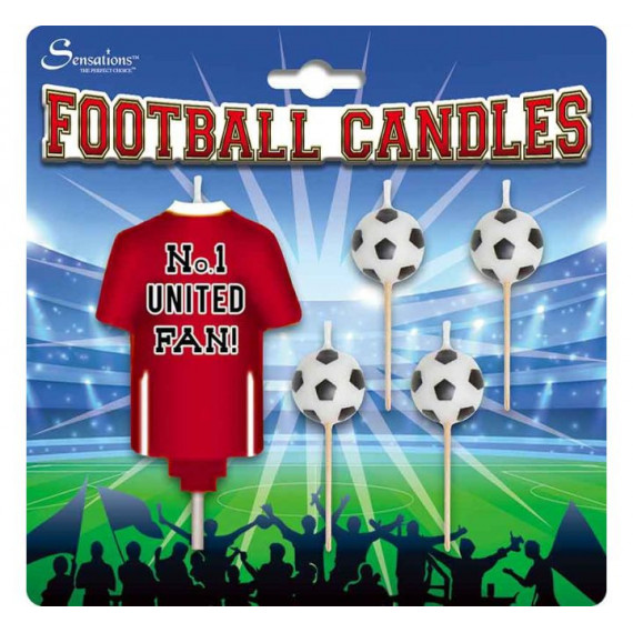 Manchester United Candles Set Manchester United Candles Set