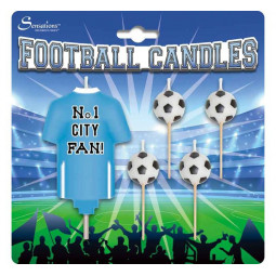 Manchester City Candles Set