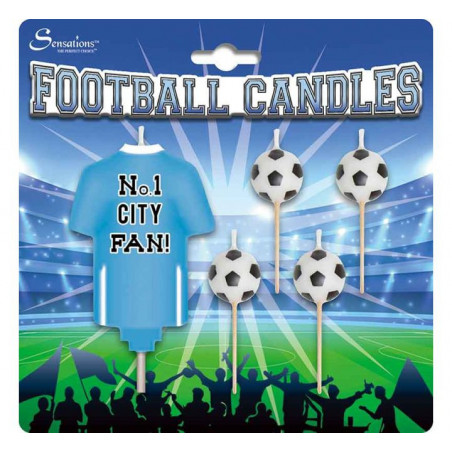 Manchester City Candles Set