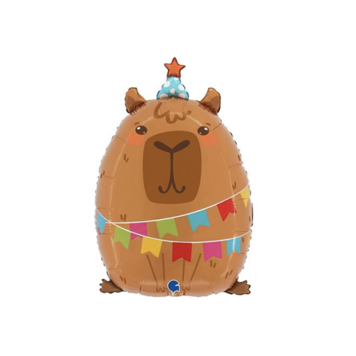 Capybara Supershape Foil Balloon - Inflated