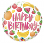 Birthday Fruits Foil Balloon - Inflated