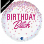 Birthday B***h Head Foil Balloon - Inflated