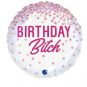 Birthday B***h Head Foil Balloon - Inflated