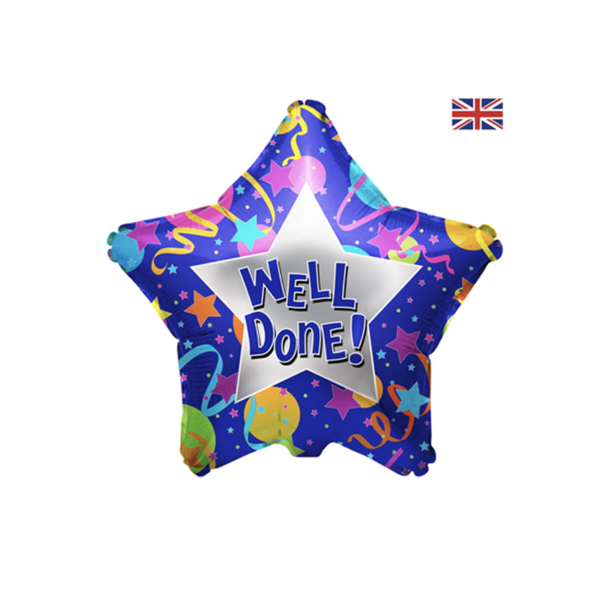 Well Done Star Foil Balloon - Inflated Well Done Star Foil Balloon - Inflated
