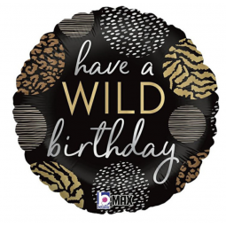 Wild Birthday Foil Balloon - Inflated