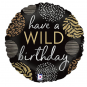Wild Birthday Foil Balloon - Inflated