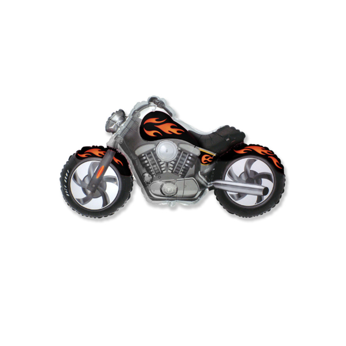 Motorbike Supershape Foil Balloon - Inflated Motorbike Supershape Foil Balloon - Inflated
