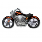 Motorbike Supershape Foil Balloon - Inflated Motorbike Supershape Foil Balloon - Inflated