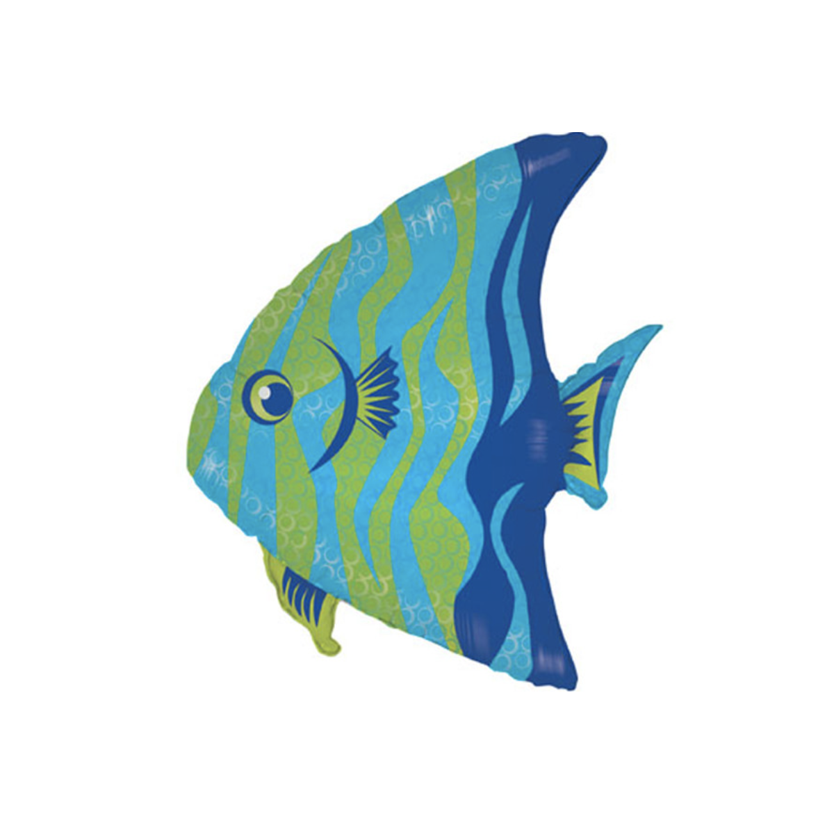 Angel Fish SuperShape Foil Balloon - Inflated Angel Fish SuperShape Foil Balloon - Inflated