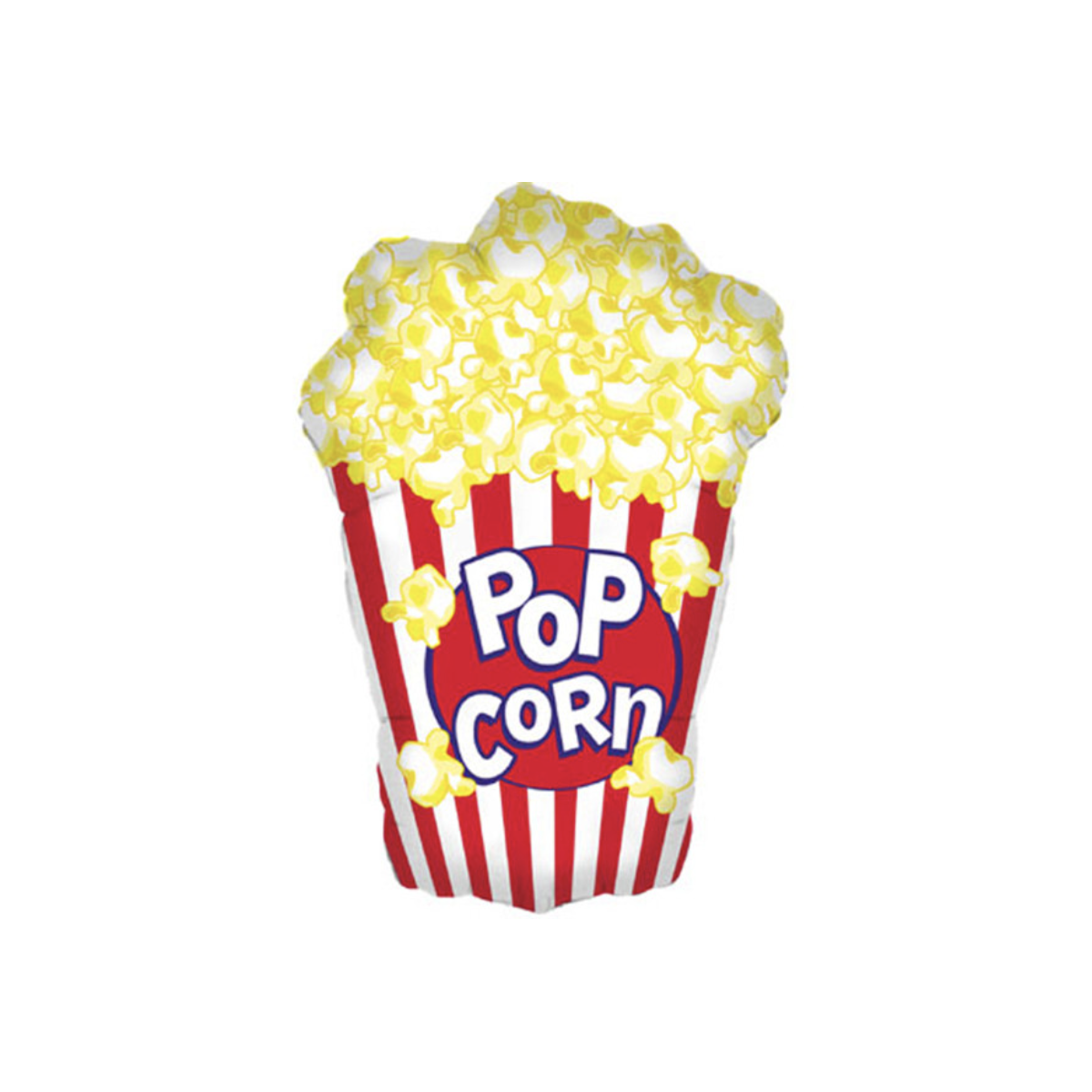 Popcorn SuperShape Foil Balloon - Inflated Popcorn SuperShape Foil Balloon - Inflated