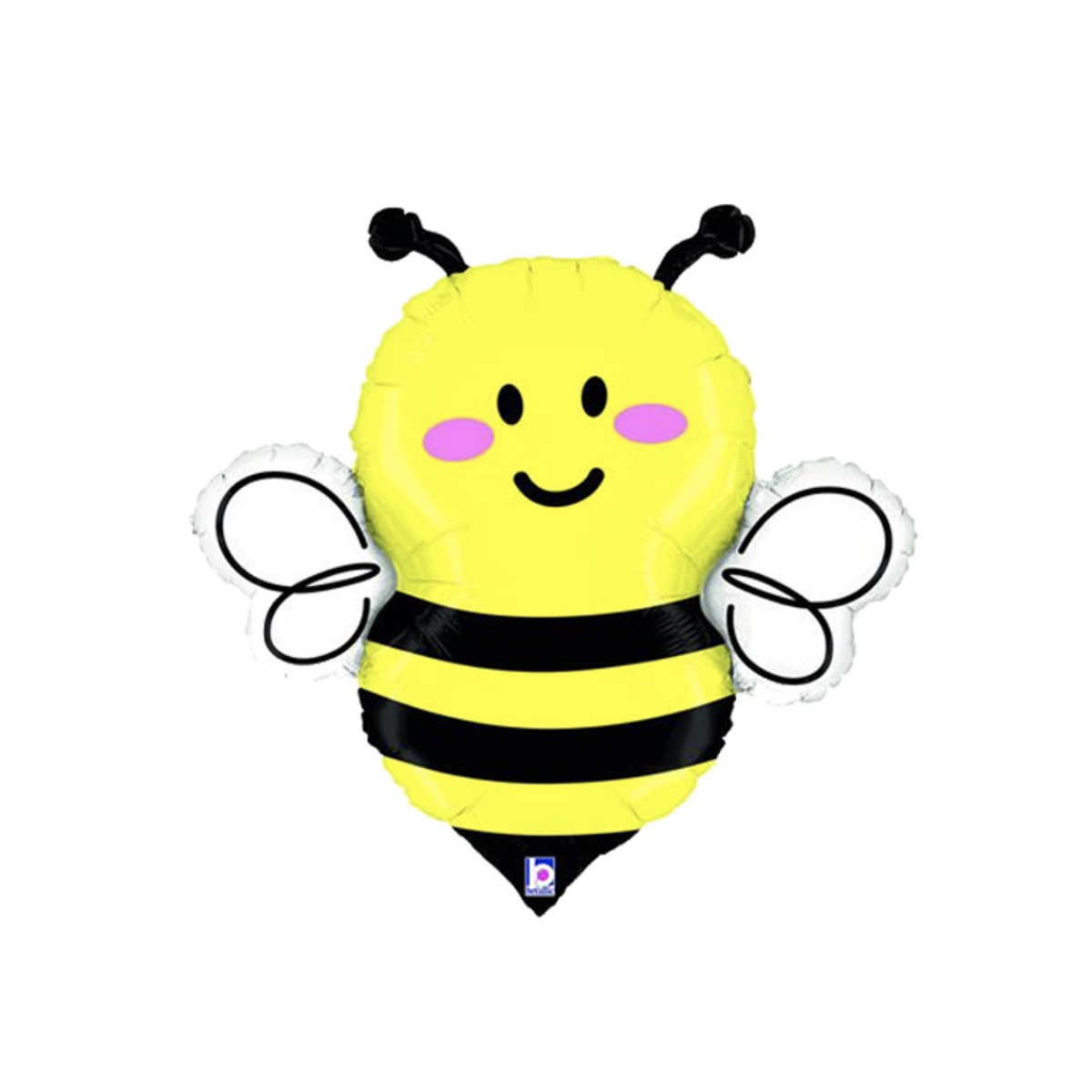 Bee SuperShape Foil Balloon - Inflated
