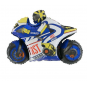 Blue Motorbike Supershape Foil Balloon - Inflated Blue Motorbike Supershape Foil Balloon - Inflated