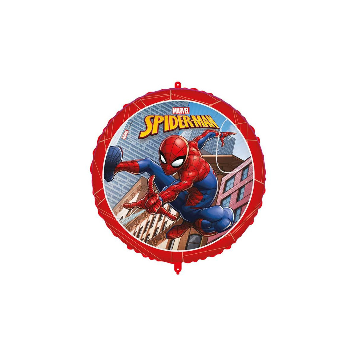 Spider-Man Round Foil Balloon - Inflated