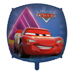 Cars Square Foil Balloon - Inflated