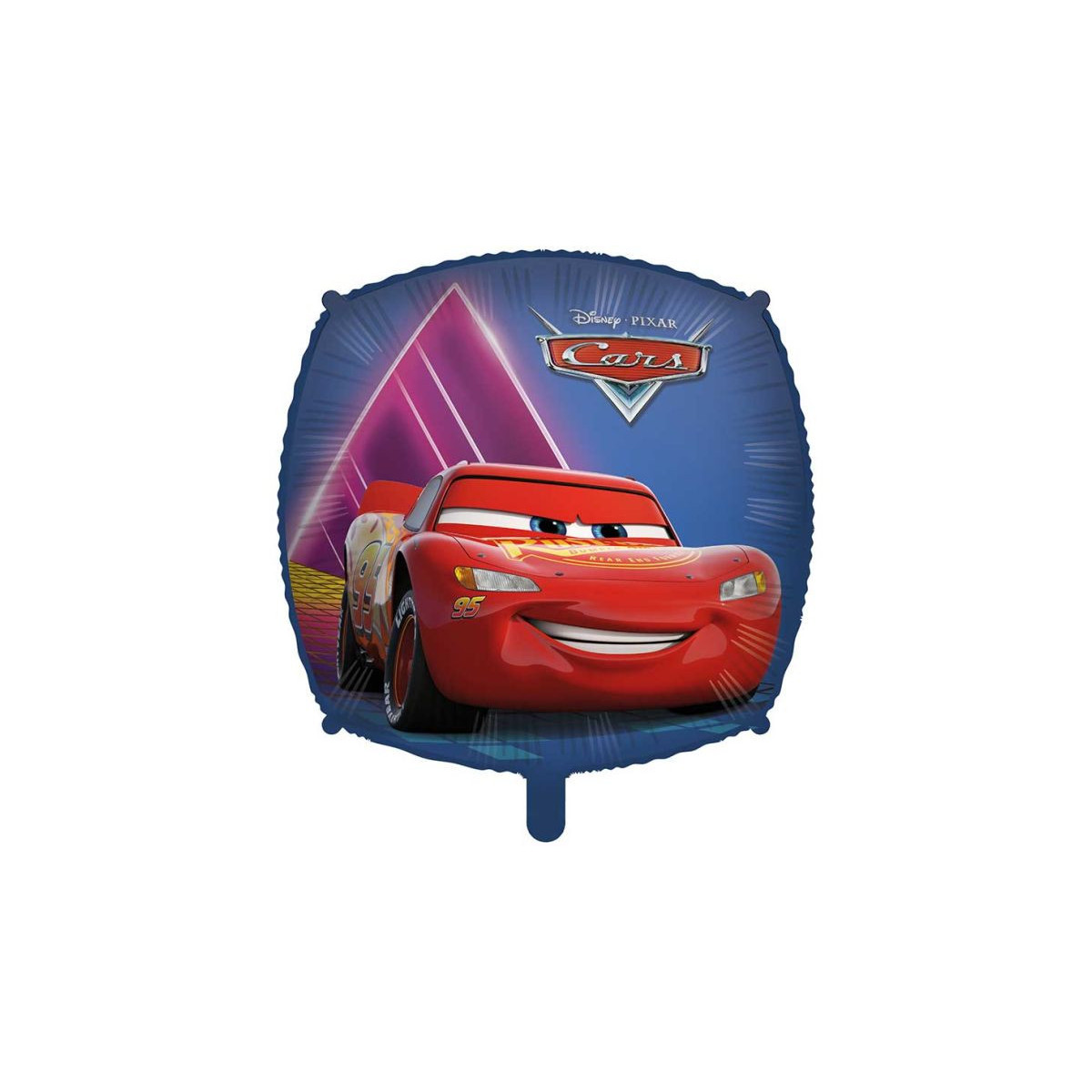 Cars Square Foil Balloon - Inflated Cars Square Foil Balloon - Inflated