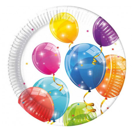 Balloon Paper Plates