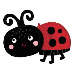 Ladybug SuperShape Foil Balloon - Inflated