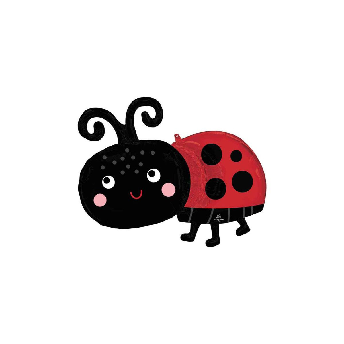 Ladybug SuperShape Foil Balloon - Inflated Ladybug SuperShape Foil Balloon - Inflated
