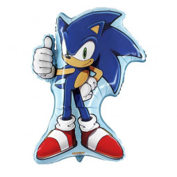 Sonic SuperShape Foil Balloon - Inflated