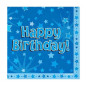 Blue Happy Birthday Napkins