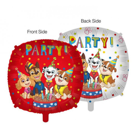 Paw Patrol Party Foil Balloon - Inflated Paw Patrol Party Foil Balloon - Inflated