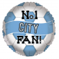 Football City Round Foil Balloon - Inflated Football City Round Foil Balloon - Inflated