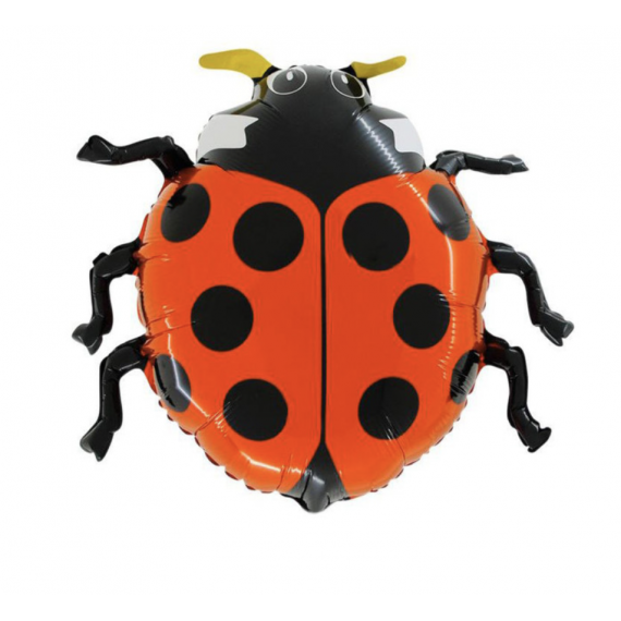 Ladybug SuperShape Foil Balloon - Inflated Ladybug SuperShape Foil Balloon - Inflated