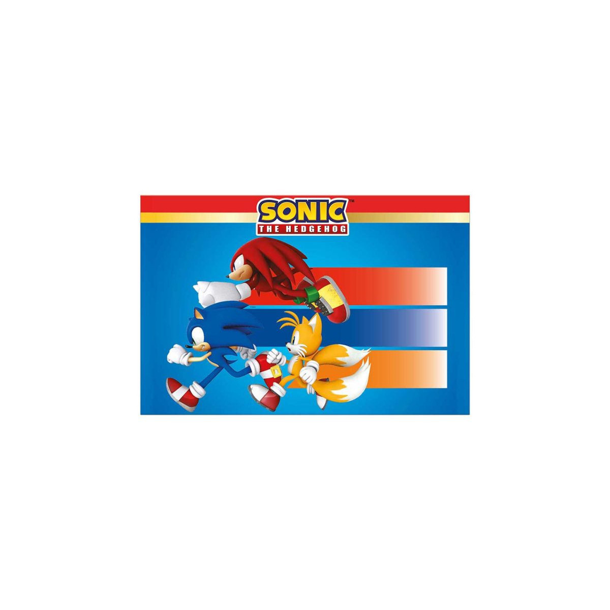 Sonic Plastic Tablecover Sonic Plastic Tablecover
