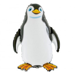 Penguin SuperShape Foil Balloon - Inflated