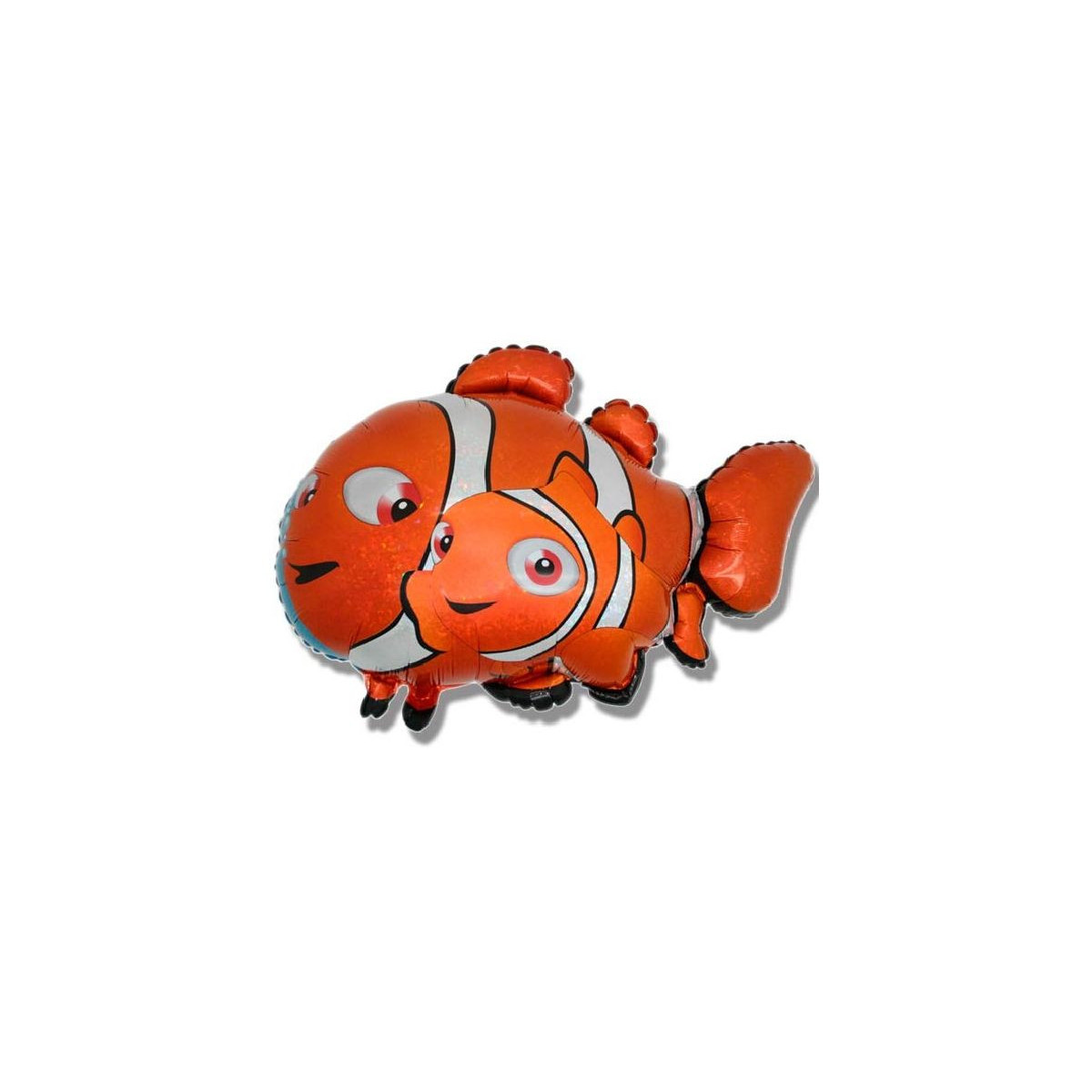 Clown Fish SuperShape Foil Balloon - Inflated
