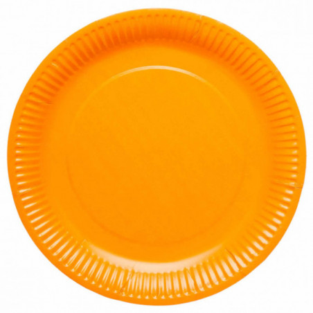 Orange Paper Plates