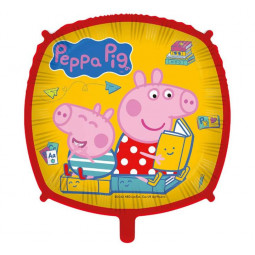 Peppa Pig Square Foil Balloon - Inflated