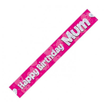 Happy Birthday Mum Banner
