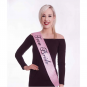 Light Pink Team Bride Glitter Sash