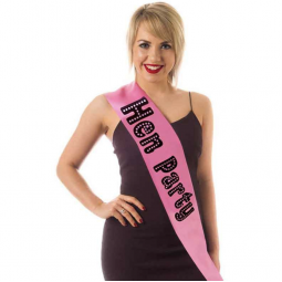 Pink Hen Party Sash