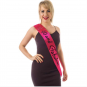 Hot Pink 40th Birthday Sash