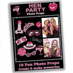 Hen Party Photo Booth Props