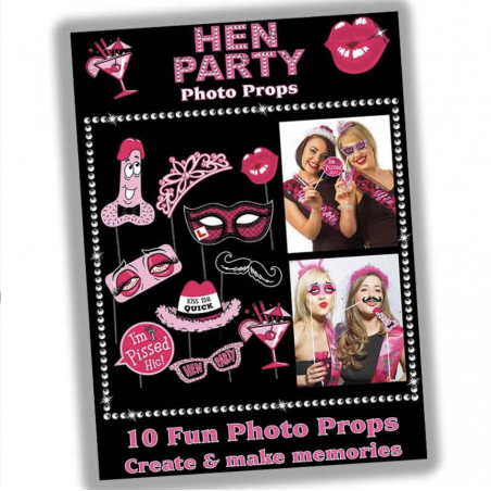 Hen Party Photo Booth Props