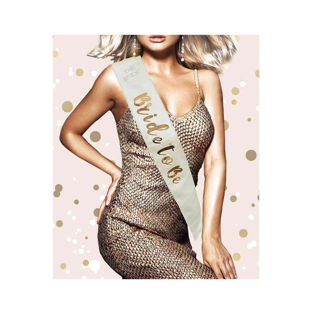 Cream Bride To Be Sash
