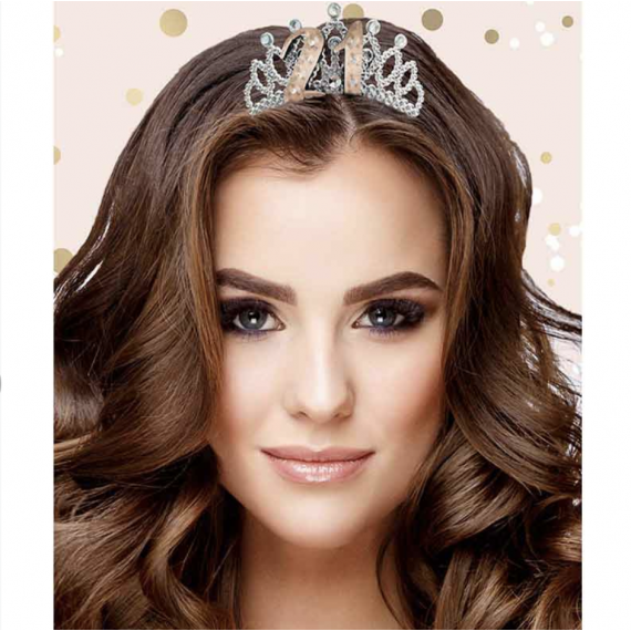 Rose Gold 21st Birthday Tiara