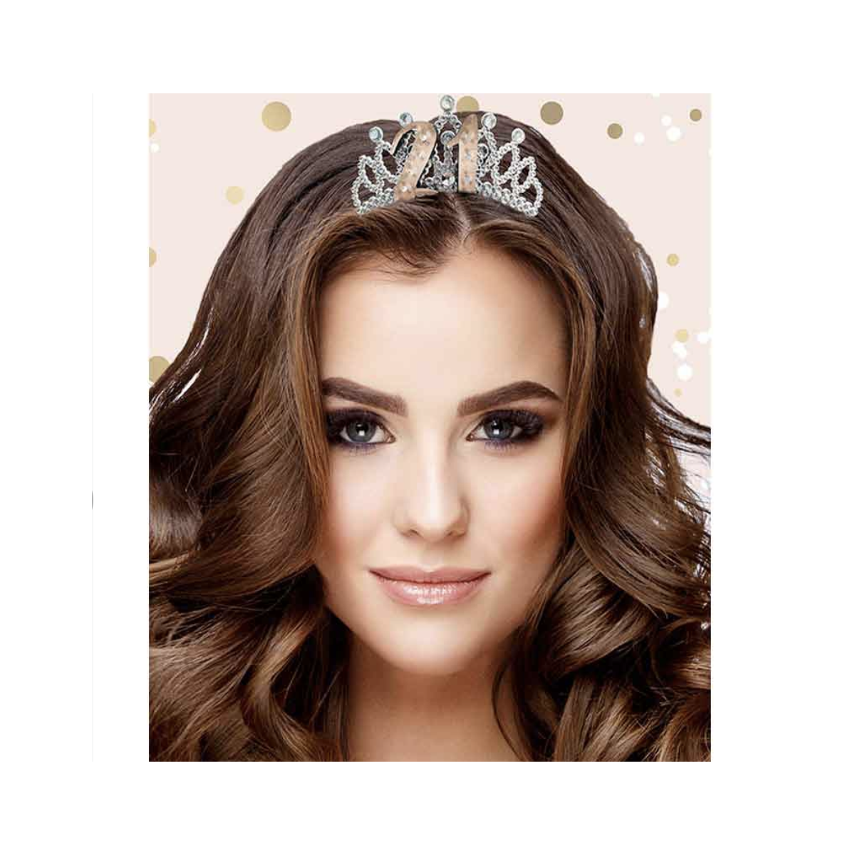 Rose Gold 21st Birthday Tiara
