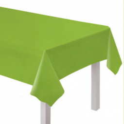 Lime Green Plastic Tablecover
