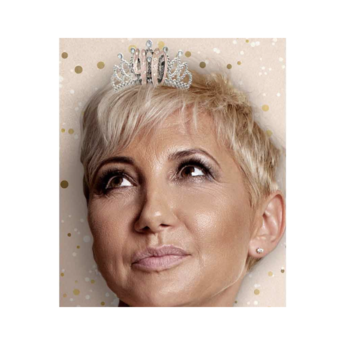 Rose Gold 40th Birthday Tiara