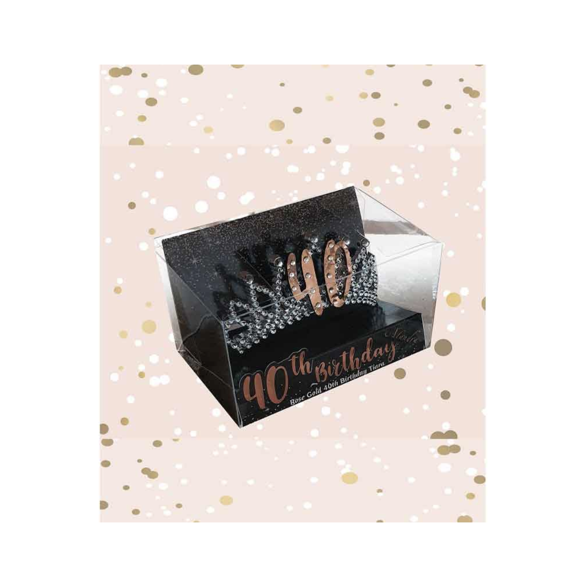 Rose Gold 40th Birthday Tiara