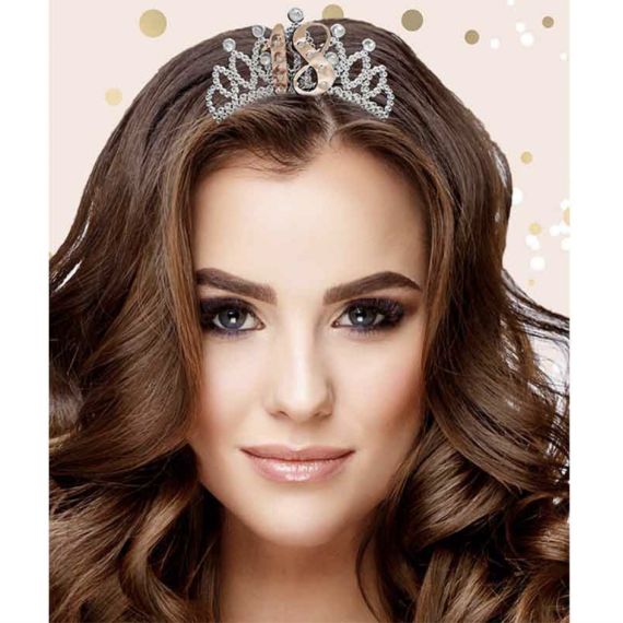 Rose Gold 18th Birthday Tiara