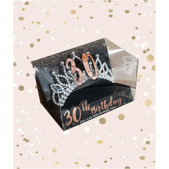 Rose Gold 30th Birthday Tiara