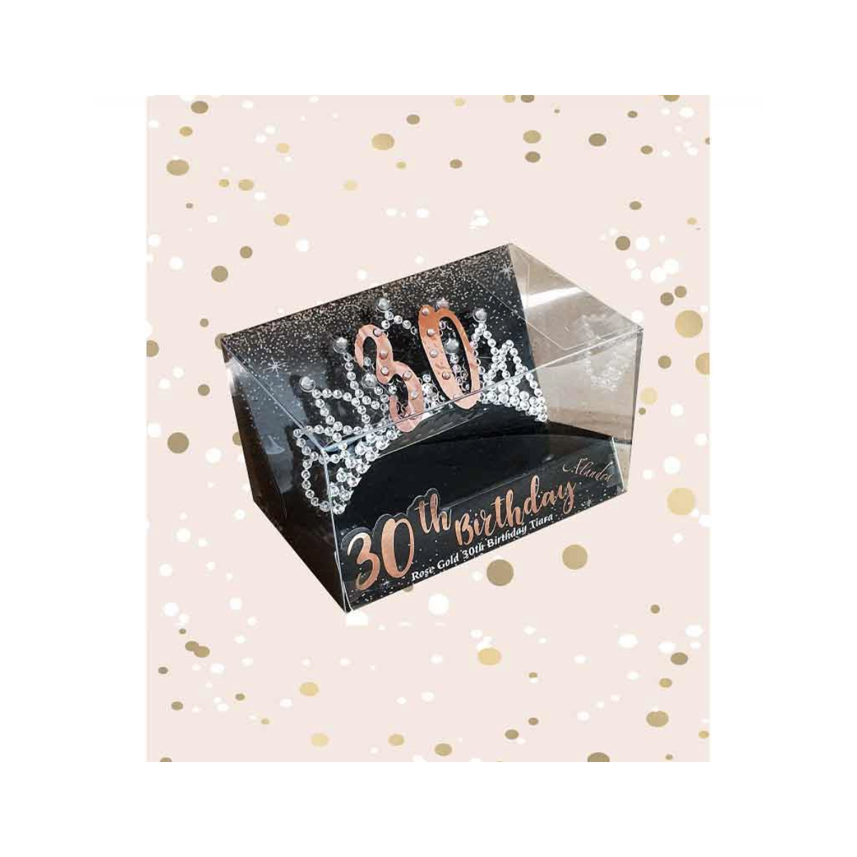 Rose Gold 30th Birthday Tiara