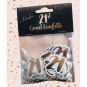 Rose Gold 21st Birthday Confetti